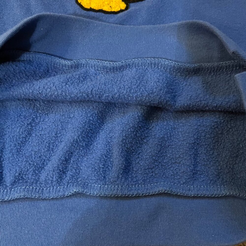 Disney Youth L? Sweatshirt Mickey Minnie Goofy Donald Blue Used - Picture 12 of 16